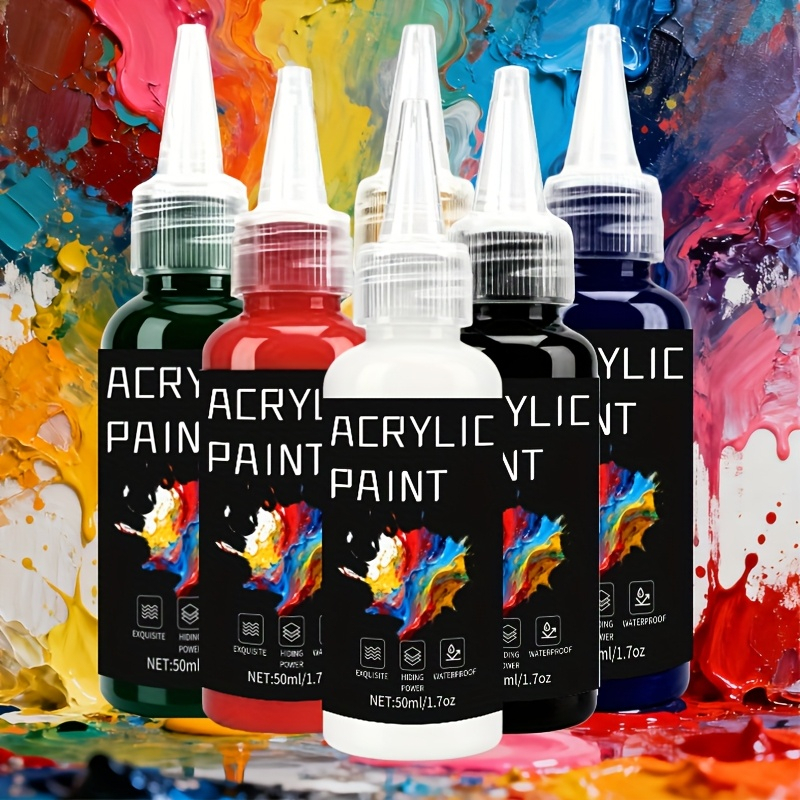 Resin Artist - Acrylic Paint Set 6 Colors 50ml