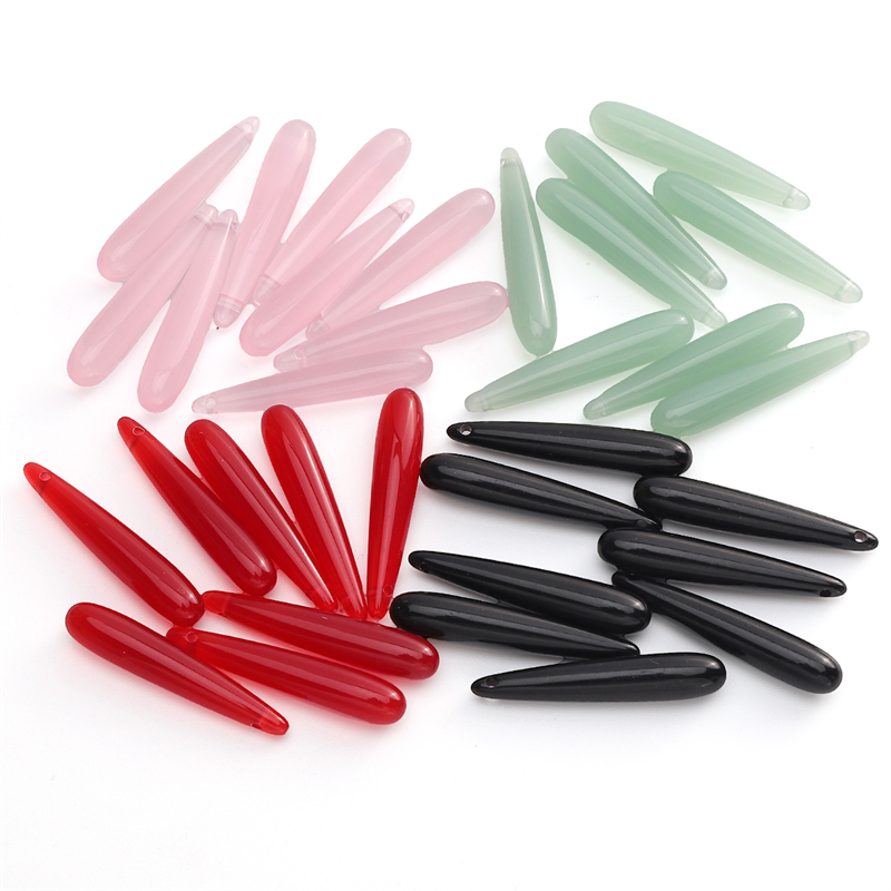 Resin Art Handmade - 5pcs Beads Resin Teardrop Shape Loose