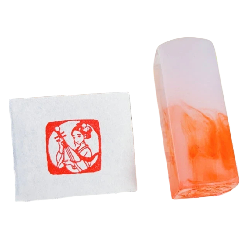 Resin Artist - Resin Finished Seals of the Lute-Playing