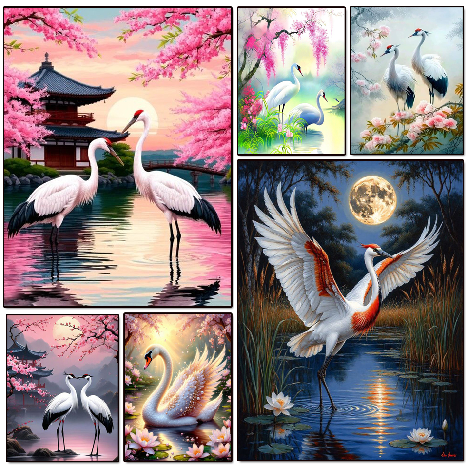 Resin Art Wall - 2026 New 5D Diamond Painting Red-Crowned