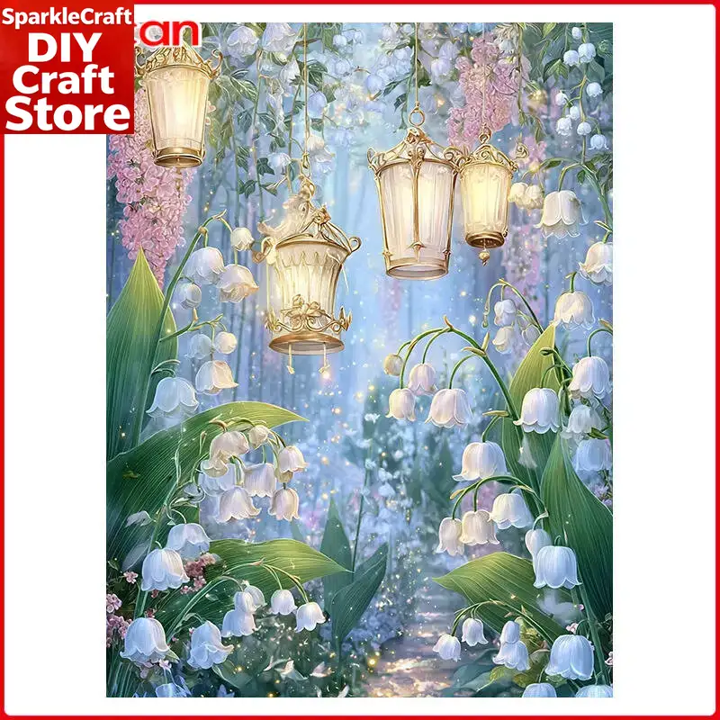 Resin Art Wall - unframe Flower New Arrivals 2025 Diamond