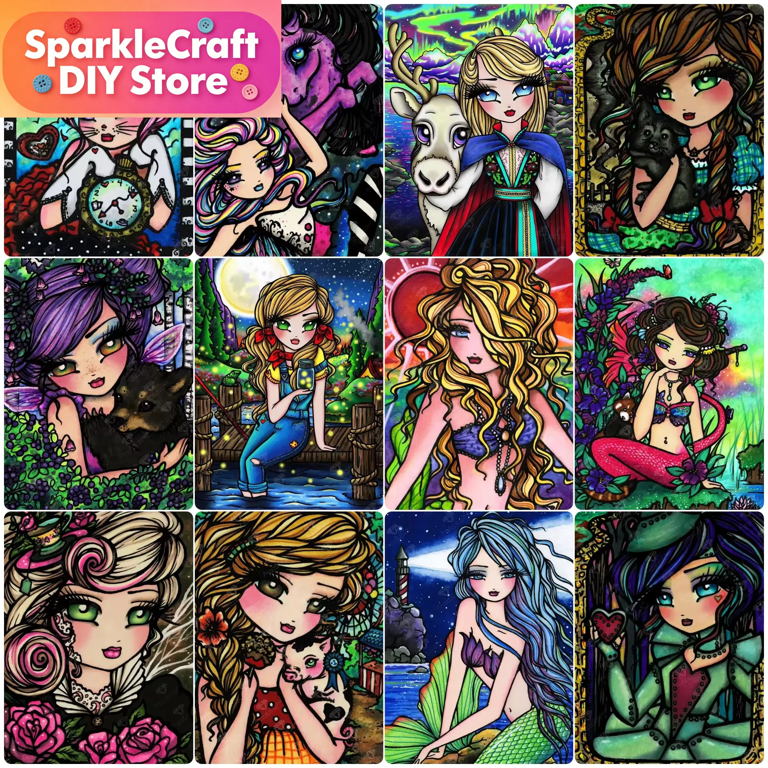 Resin Artist - NEW Artistic Cartoon Drawing Pattern Pictures
