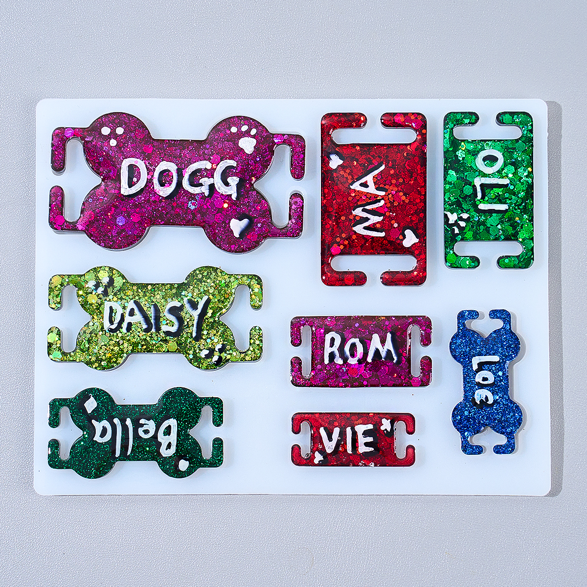 DIY Cat Dog ID Tag Silicone Mo – Resin Art Kit With Molds Bewertung und Preis