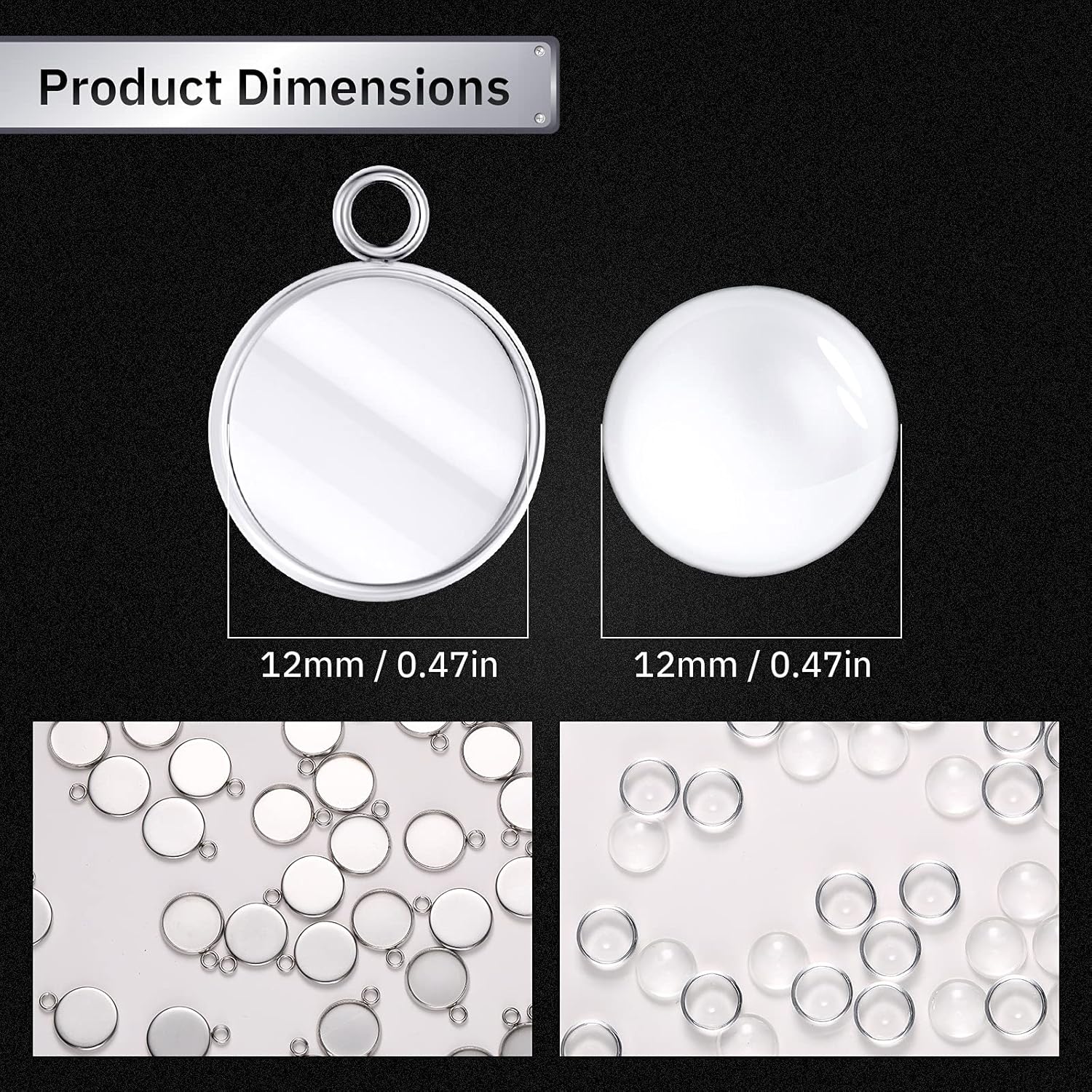20 Pieces Stainless Steel Roun – Resin Art Handmade Bewertung und Preis