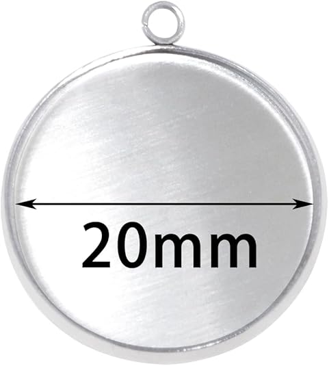 20 Pieces Stainless Steel Roun – Resin Art Handmade Bewertung und Preis