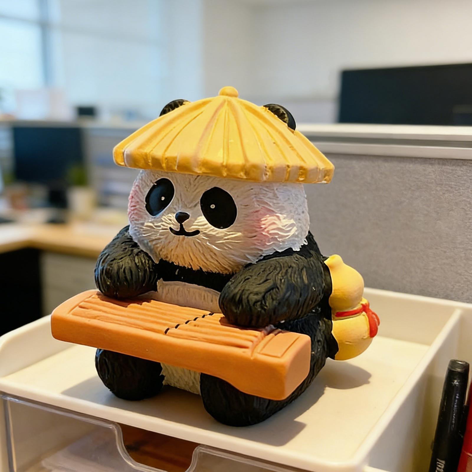 Resin Panda Figurine Art Deco  – Resin Art Dining Table Bewertung und Preis