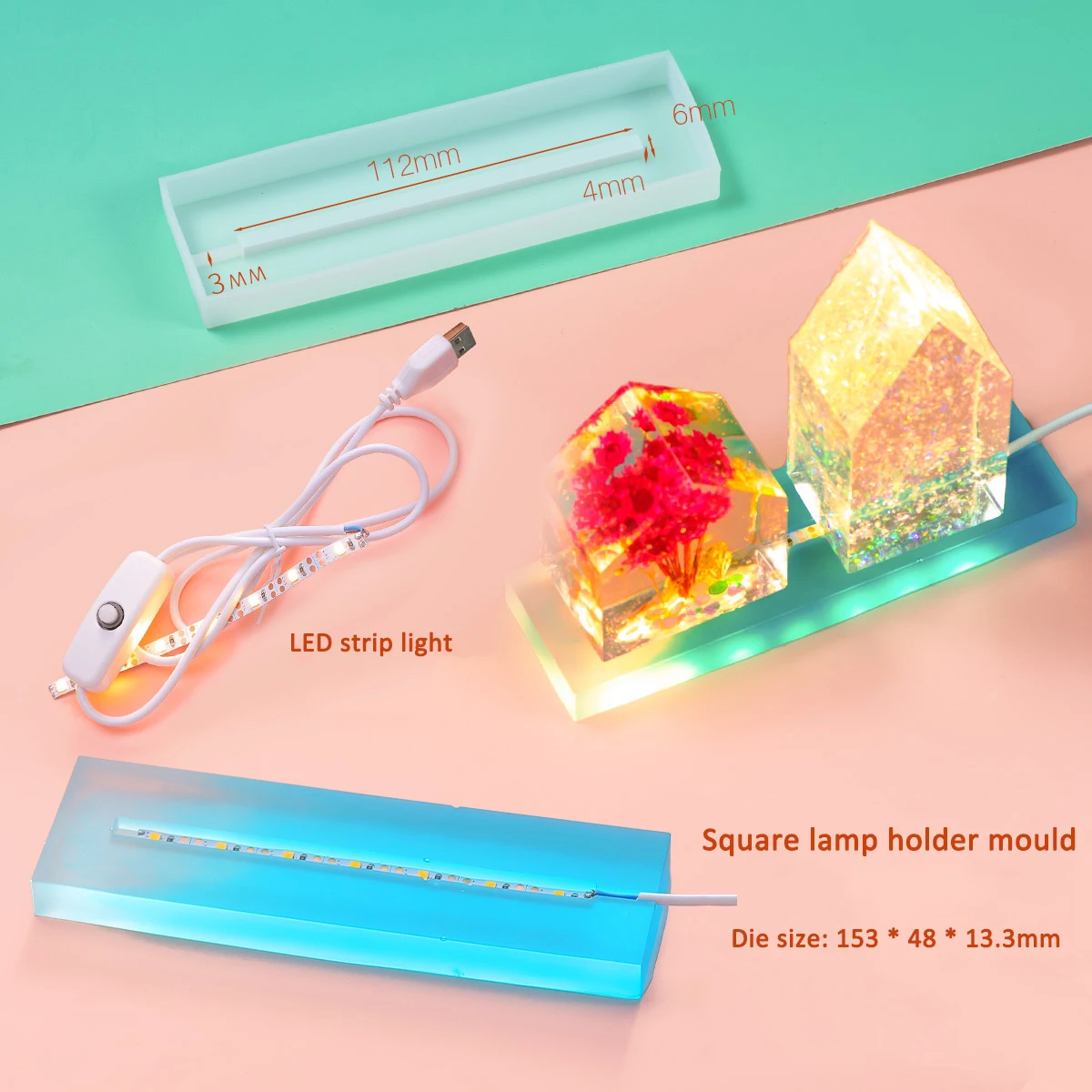 DIY Silicone Mold Resin Moldin – Resin Art Lamp Bewertung und Preis