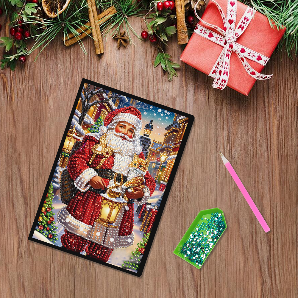 Santa Claus A5 Size Diamond Pa – Resin Art Bookmark Bewertung und Preis