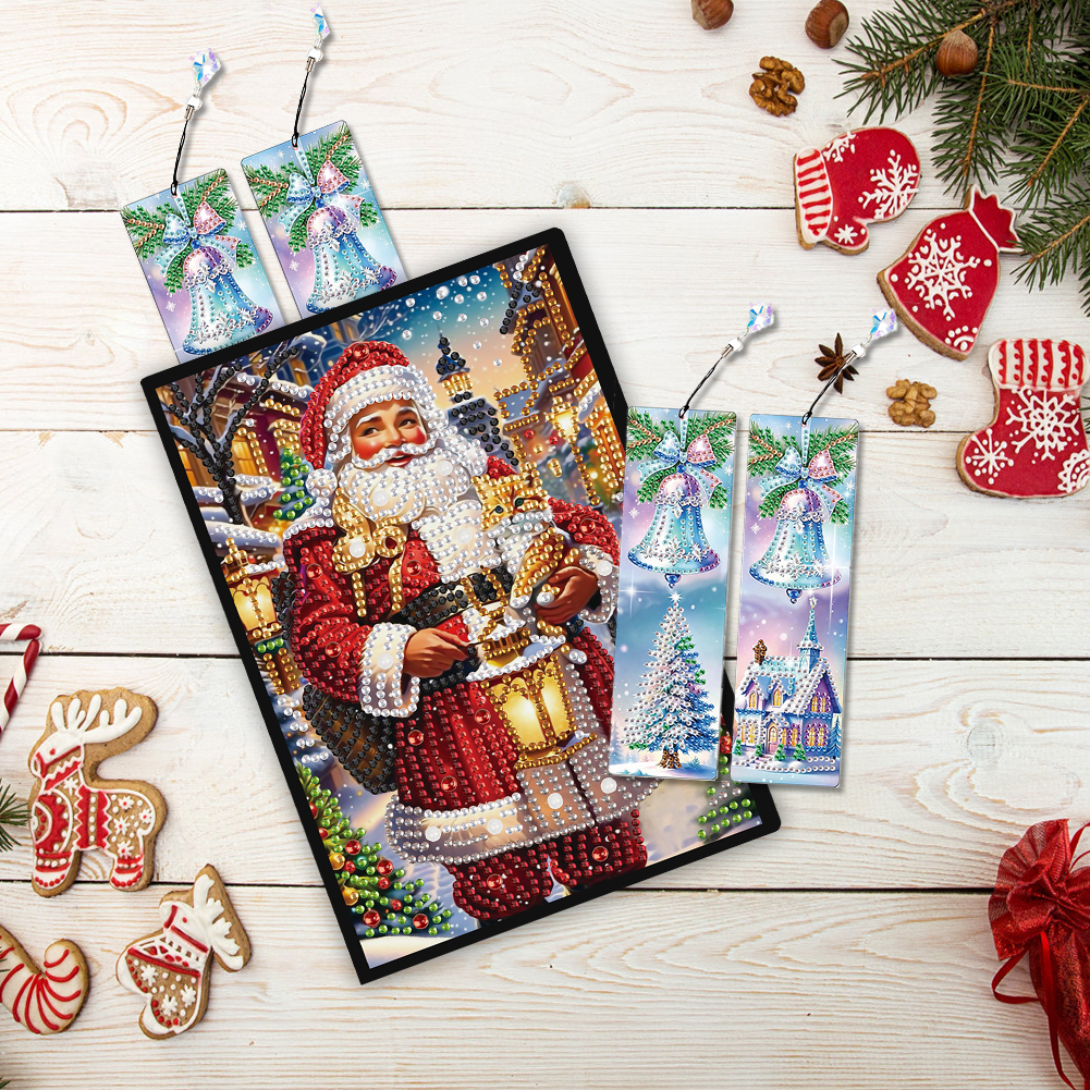 Santa Claus A5 Size Diamond Pa – Resin Art Bookmark Bewertung und Preis
