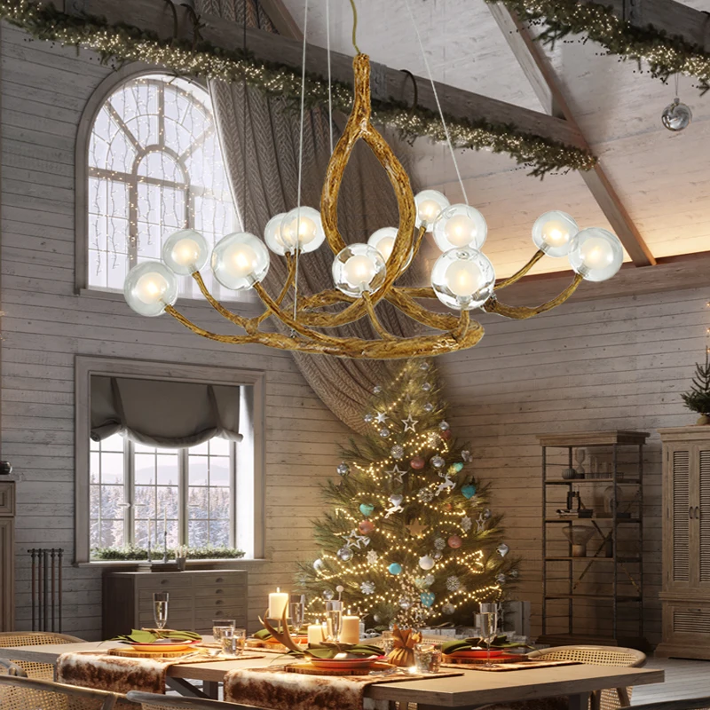 2025 Tree Branch Chandelier Lu – Resin Art Dining Table Bewertung und Preis