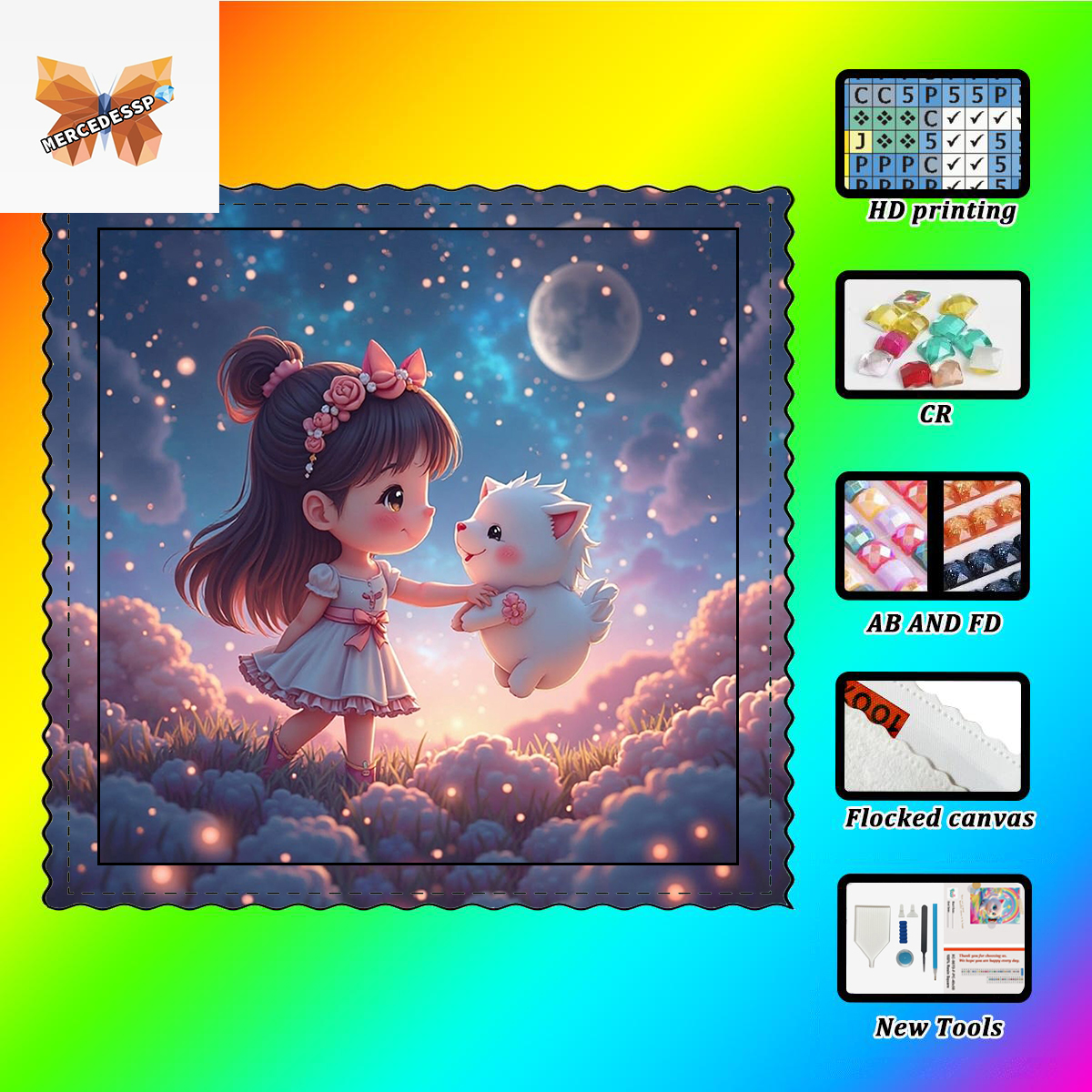 【MERCEDESSP Diamond Art】The li – Resin Art To Buy Bewertung und Preis