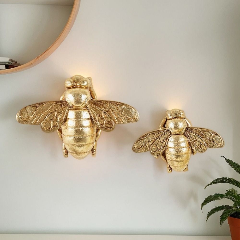 Unique 3D Golden Bee Wall Scul – Resin Art Lamp Bewertung und Preis