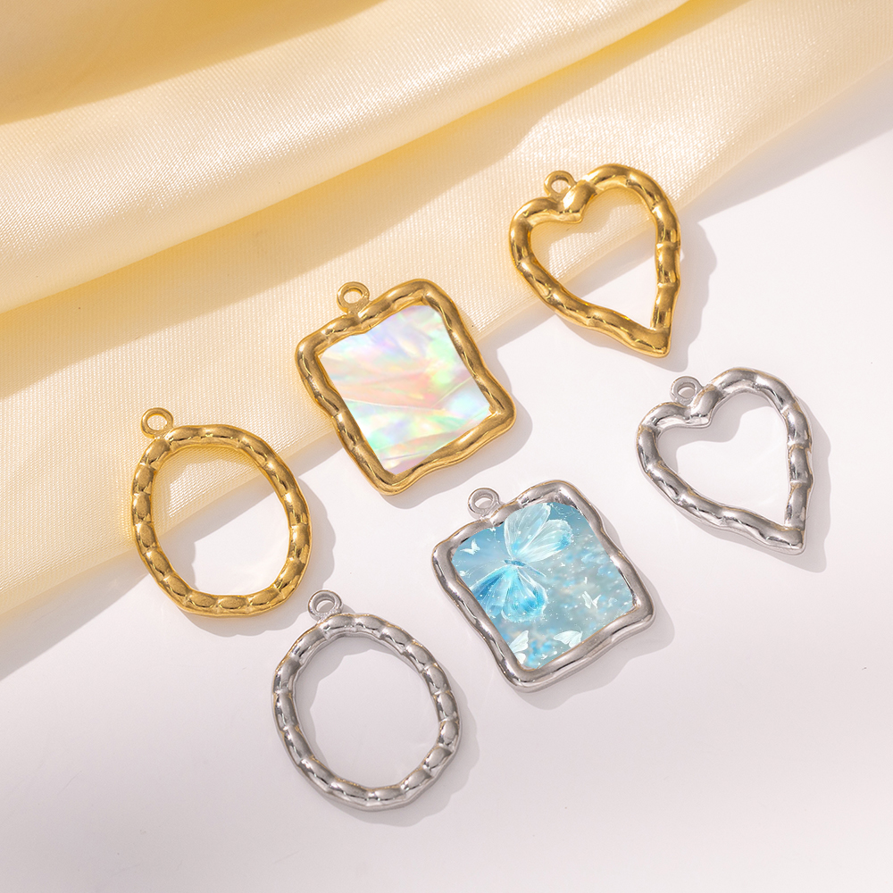5pcs Stainless Steel Heart Rou – Resin Art Handmade Bewertung und Preis