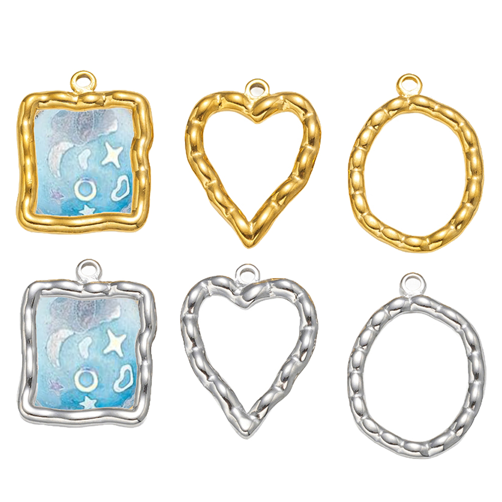 5pcs Stainless Steel Heart Rou – Resin Art Handmade Bewertung und Preis