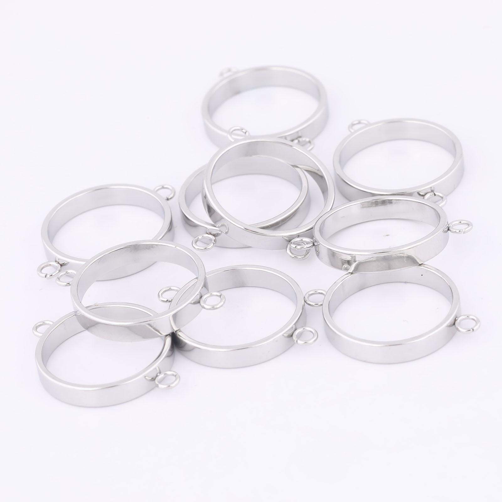 10pcs Stainless Steel 14mm Ope – Resin Art Handmade Bewertung und Preis