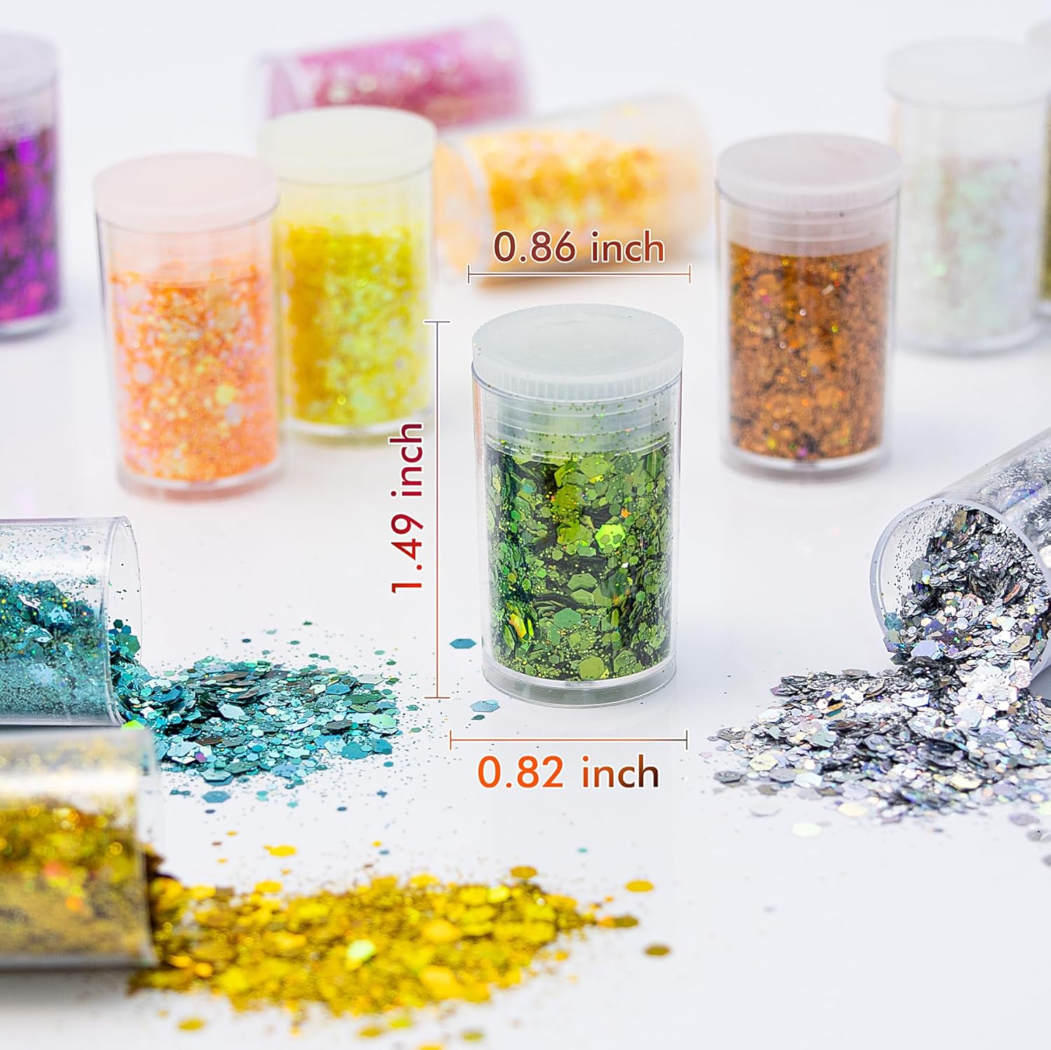 45 Holographic Chunky Sequins  – Resin Art Images Bewertung und Preis