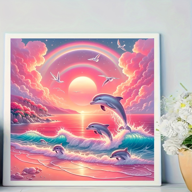 Diamond painting kit, pink sky – Resin Art Kits Bewertung und Preis