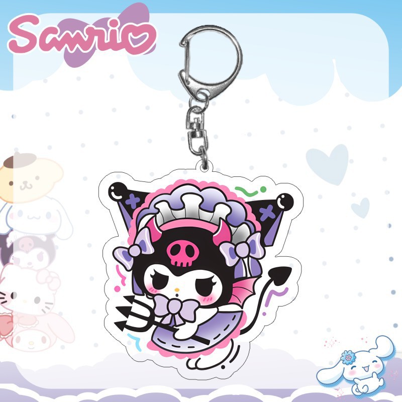 Kuromi Melody Hello Kitty Acry – Resin Art Keychain Bewertung und Preis