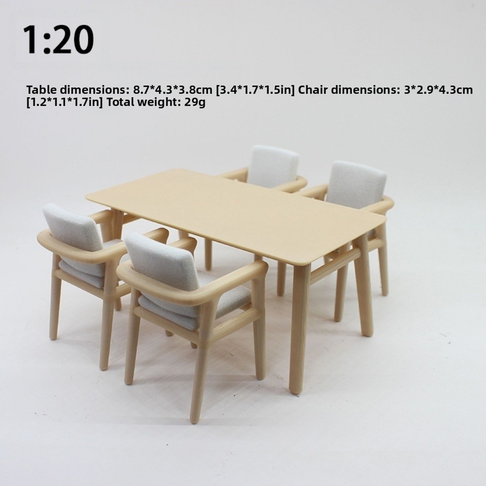 New Multistyles Miniature Furn – Resin Art Dining Table Bewertung und Preis