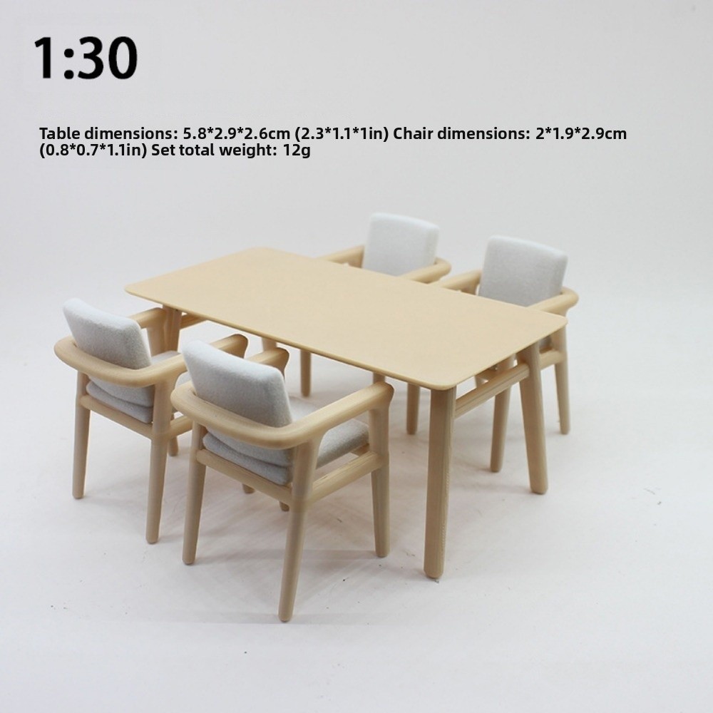 New Multistyles Miniature Furn – Resin Art Dining Table Bewertung und Preis