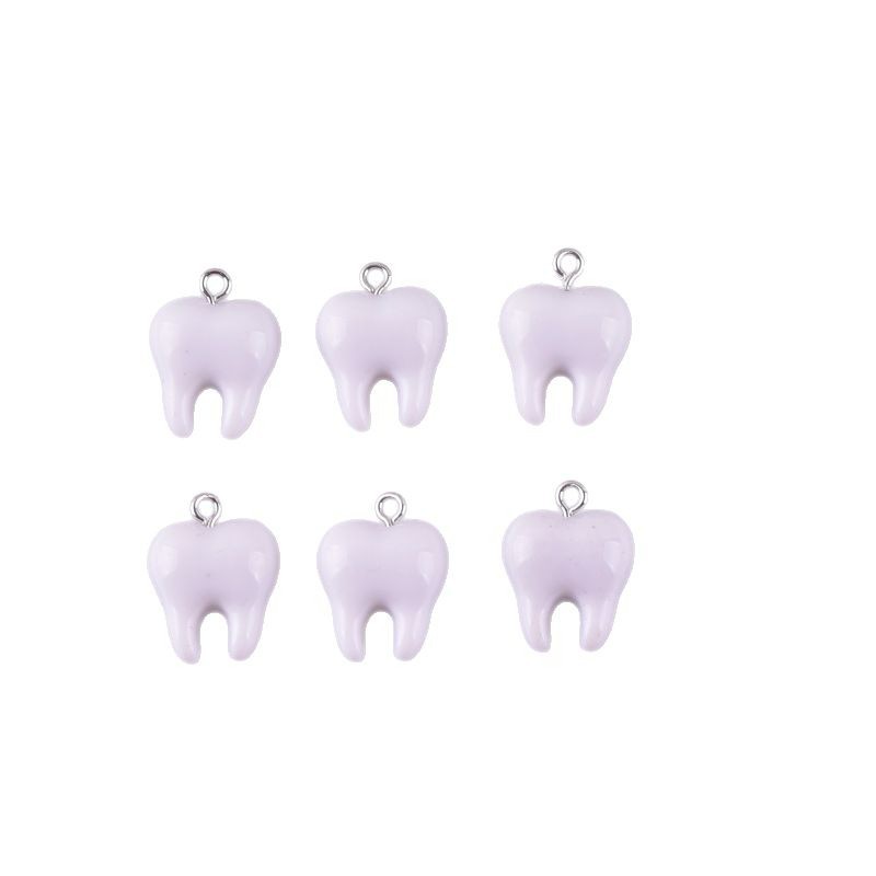 10pcs Cute White Teeth Resin P – Resin Art Handmade Bewertung und Preis