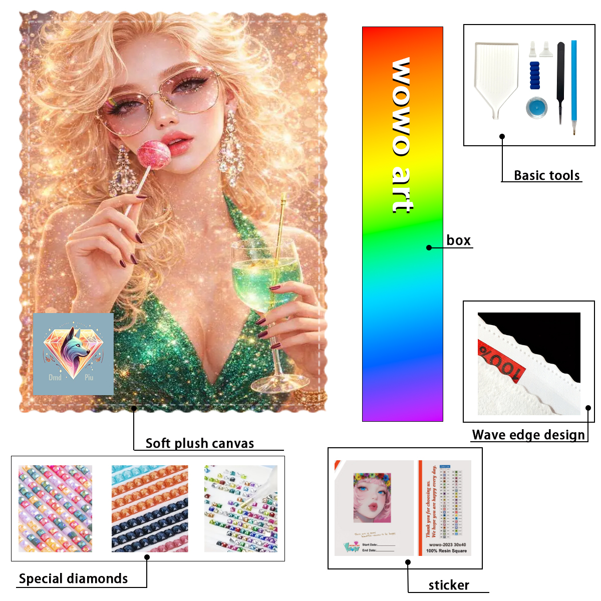 【Piu Diamond Art】DE FIESTA DUL – Resin Art To Buy Bewertung und Preis