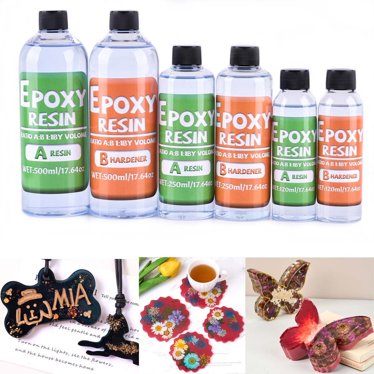 1:1 Ratio Epoxy Resin Kit Anti – Resin Art Kit With Molds Bewertung und Preis