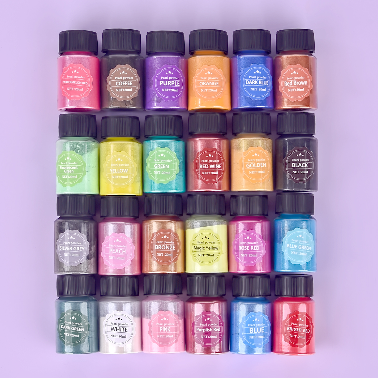 24 Color 10g Epoxy Resin Dye M – Pearl Powder Resin Bewertung und Preis