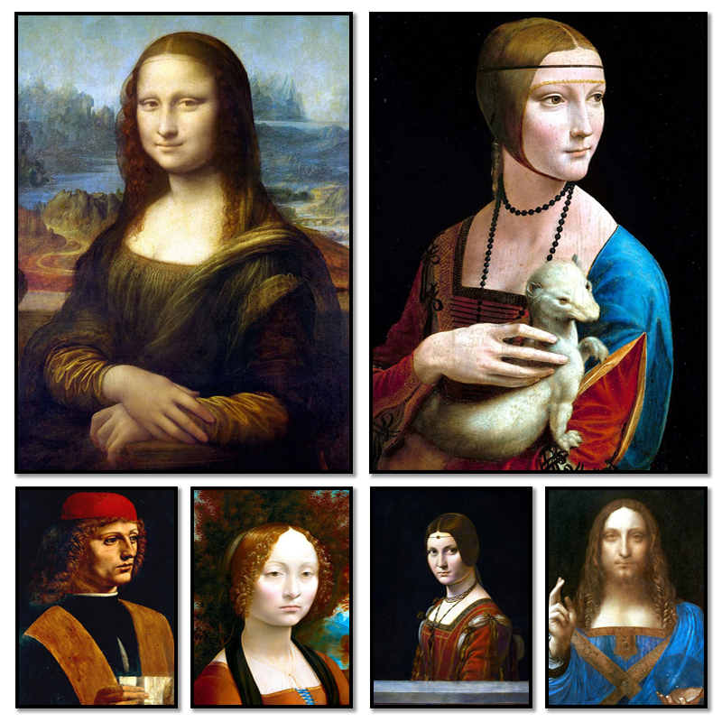 Famous Leonardo Da Vinci Artwo – Resin Art Wall Bewertung und Preis