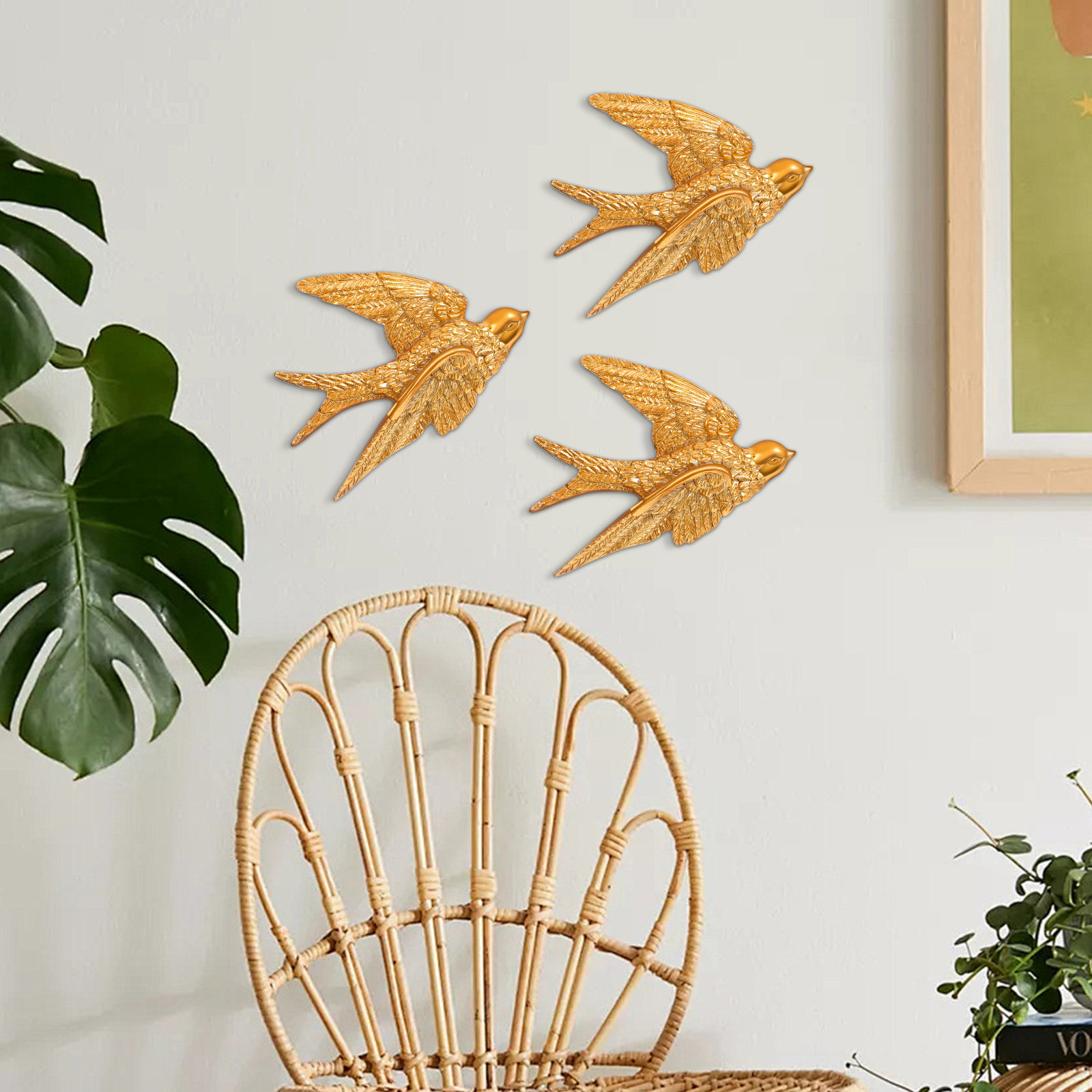 3Pcs Swallow Wall Decoration R – Resin Artist Bewertung und Preis