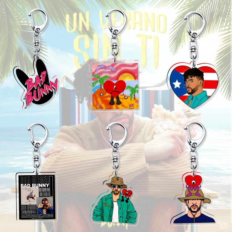 Bad Bunny Un Verano Sin Ti Acr – Resin Art Keychain Bewertung und Preis