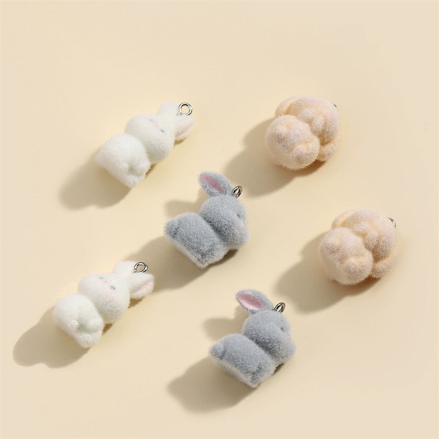 3PCS Plush resin three-dimensi – Resin Art Keychain Bewertung und Preis