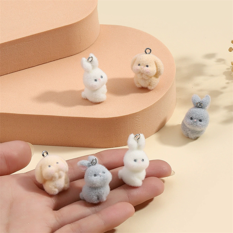 3PCS Plush resin three-dimensi – Resin Art Keychain Bewertung und Preis