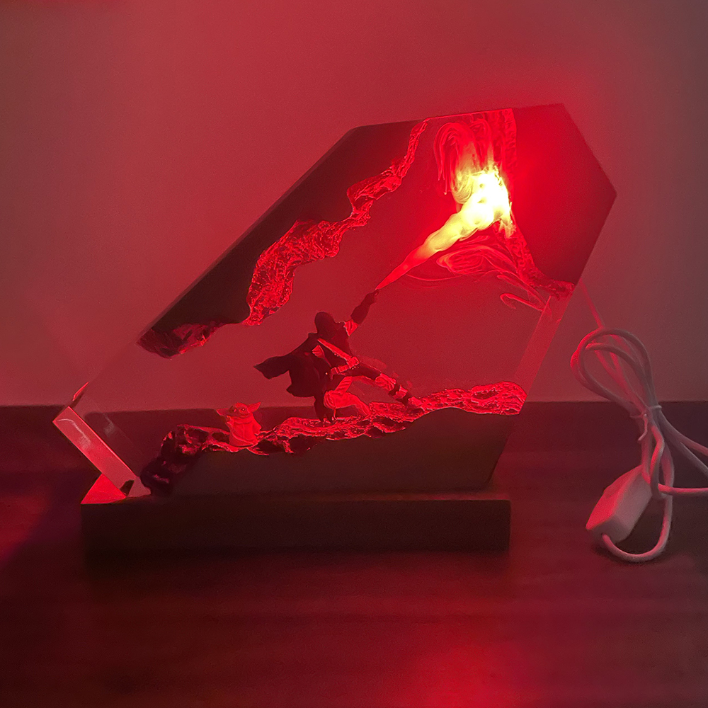 Table Resin Lamp Sci-fi Figure – Resin Artist Bewertung und Preis