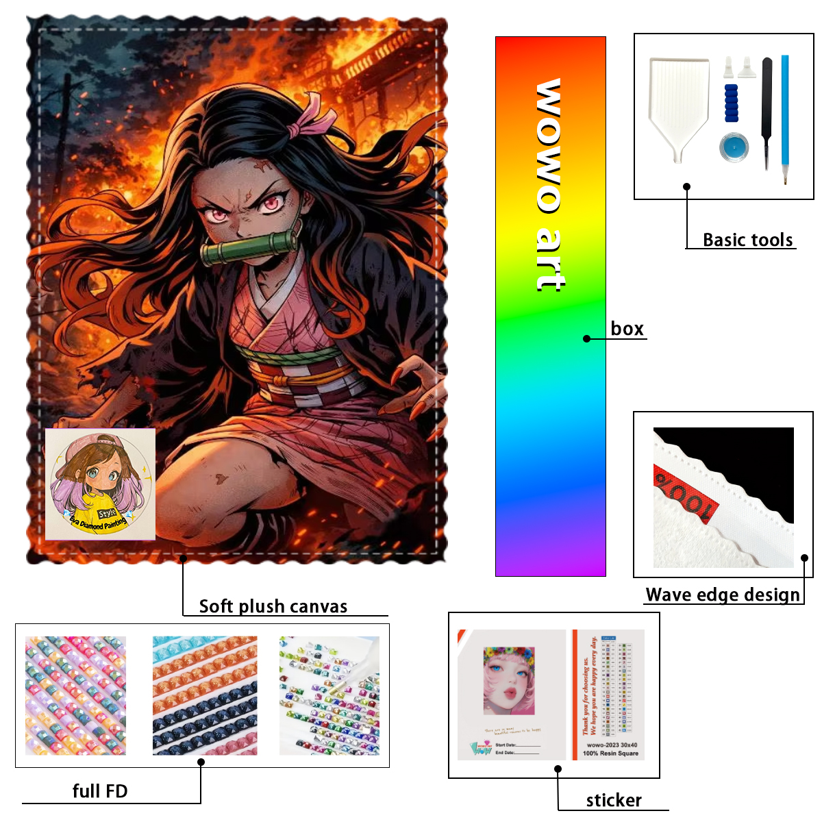 【eva Diamond Art】Anime 100% re – Resin Art To Buy Bewertung und Preis