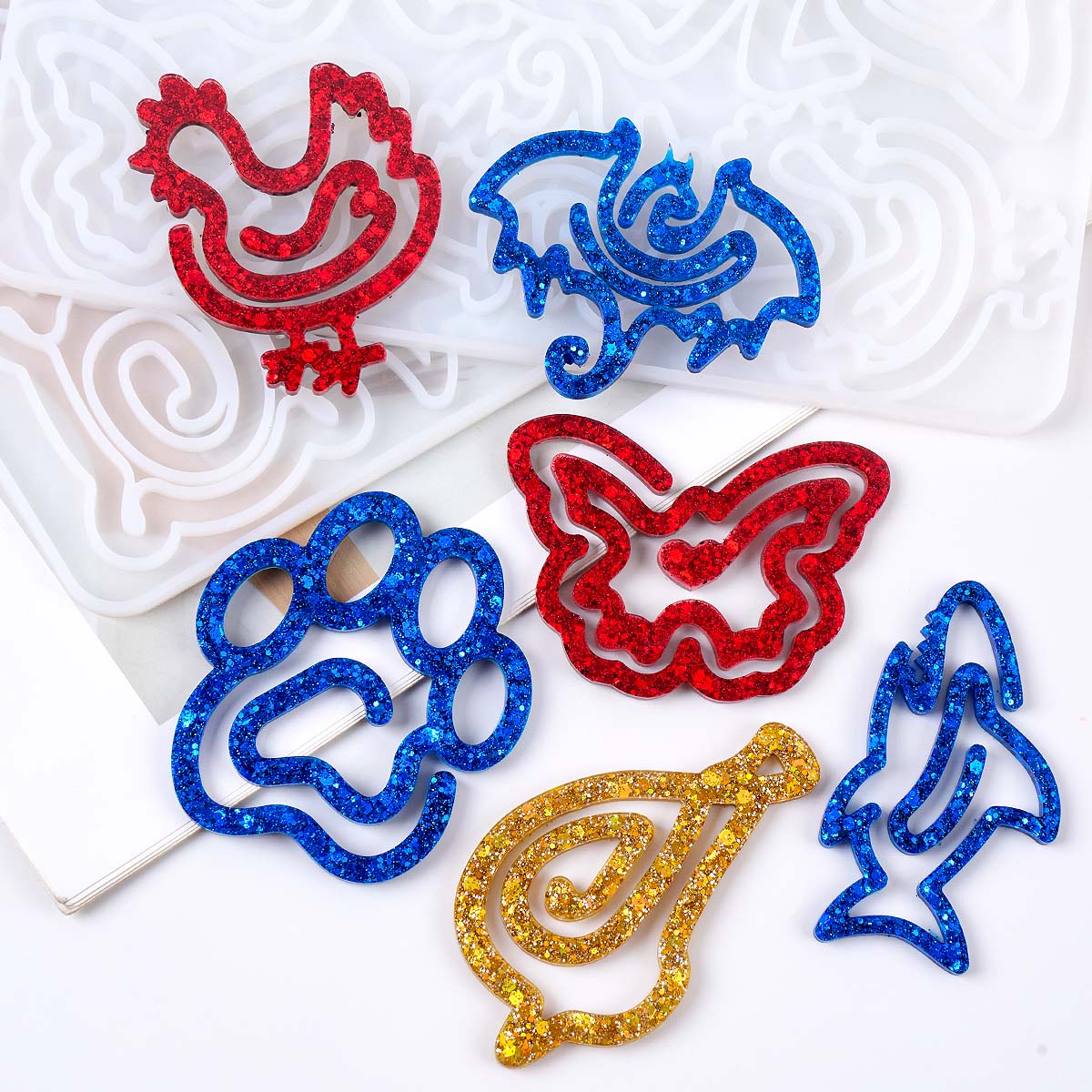 3D Animal Bookmark Silicone Mo – Resin Art Kit With Molds Bewertung und Preis