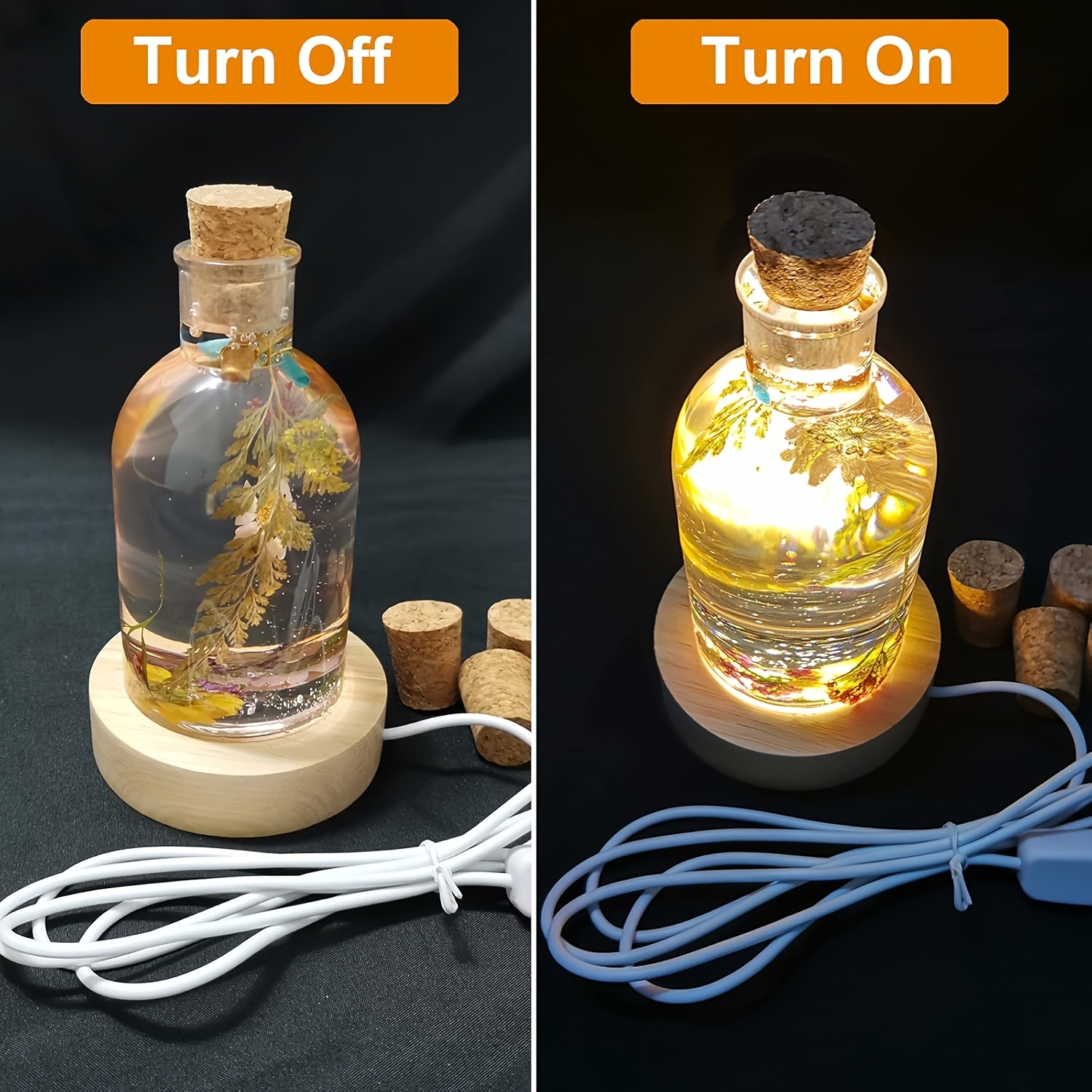 Drift Bottle Light Resin Mold  – Resin Art Lamp Bewertung und Preis