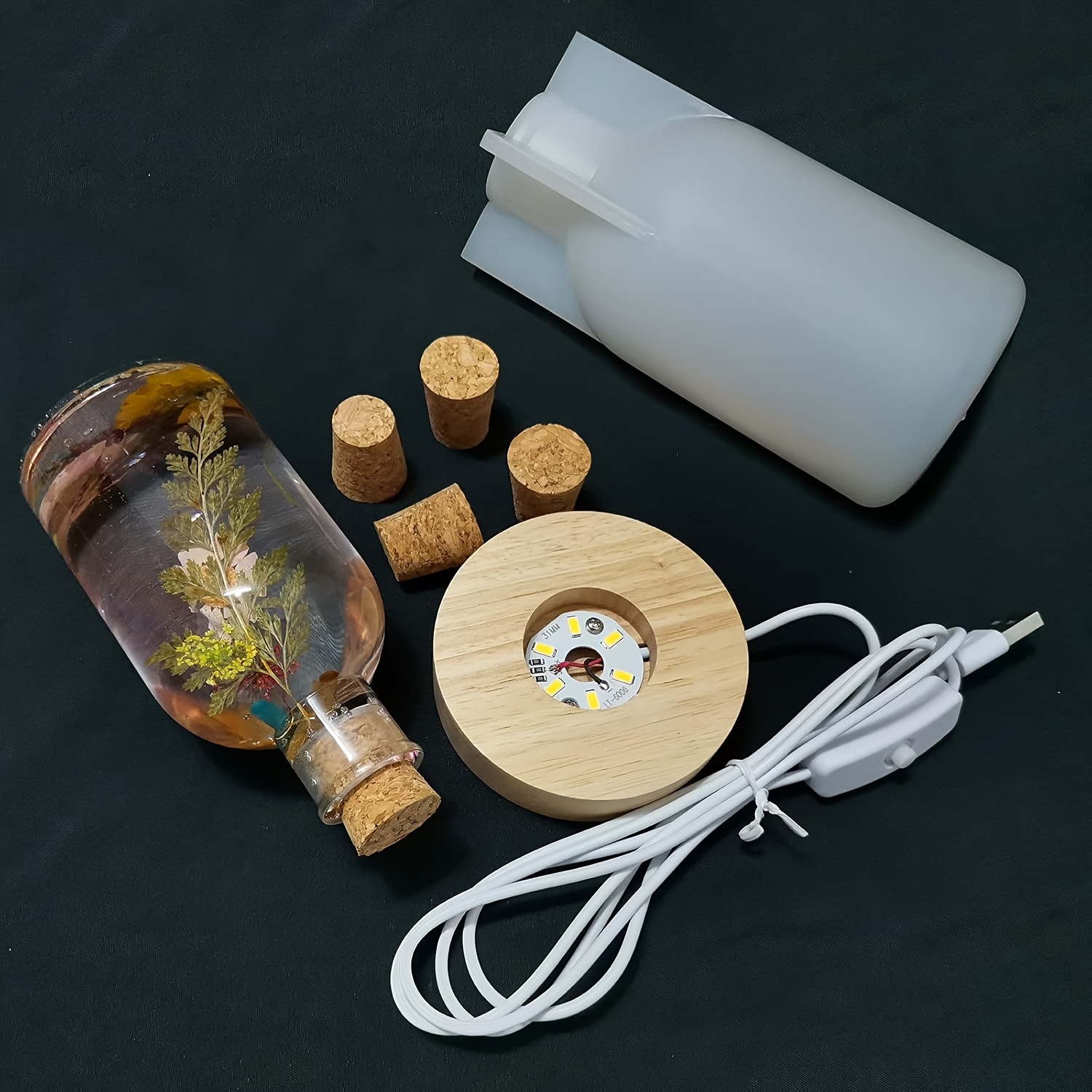 Drift Bottle Light Resin Mold  – Resin Art Lamp Bewertung und Preis