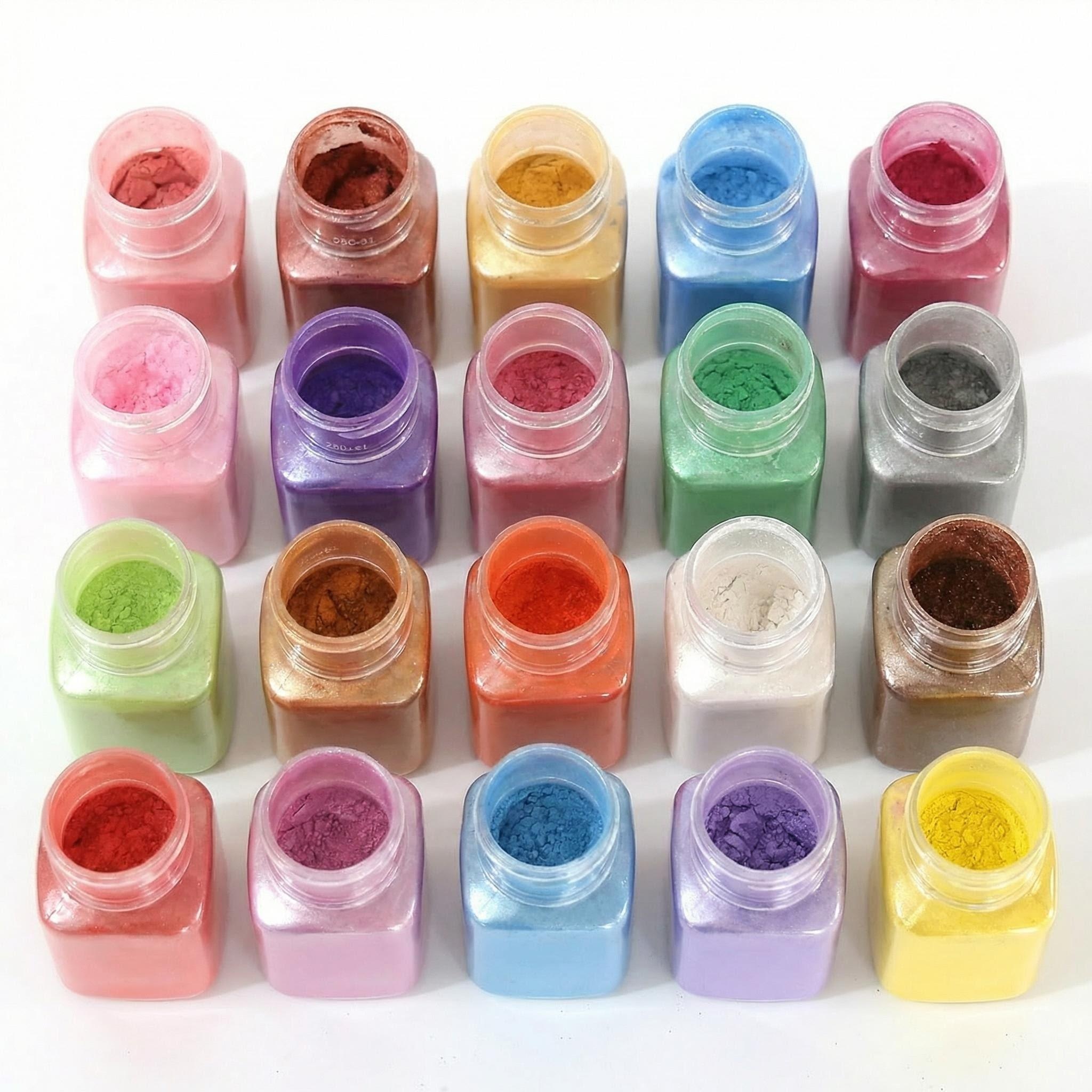 20 Colors  Mica Powder Set 12g – Pearl Powder Resin Bewertung und Preis
