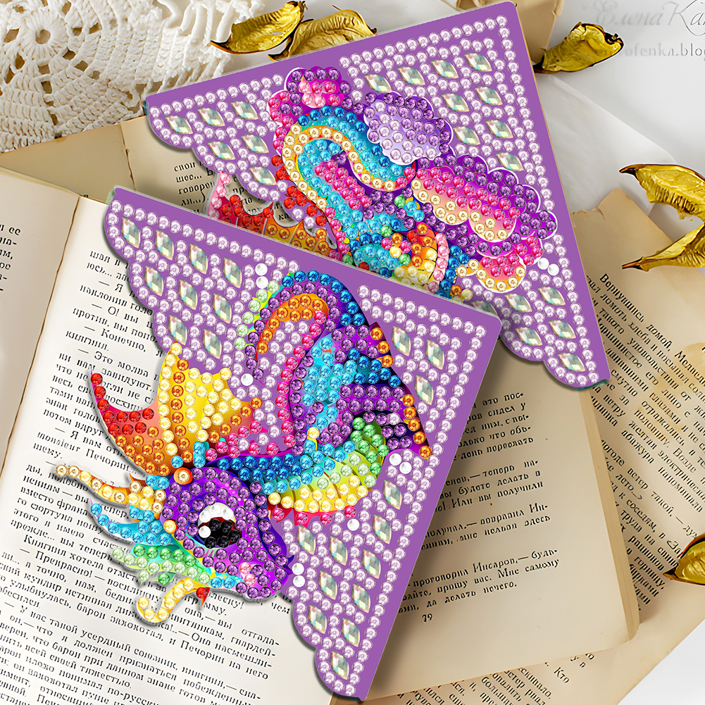 4PCS Diamond Painting Bookmark – Resin Art Bookmark Bewertung und Preis