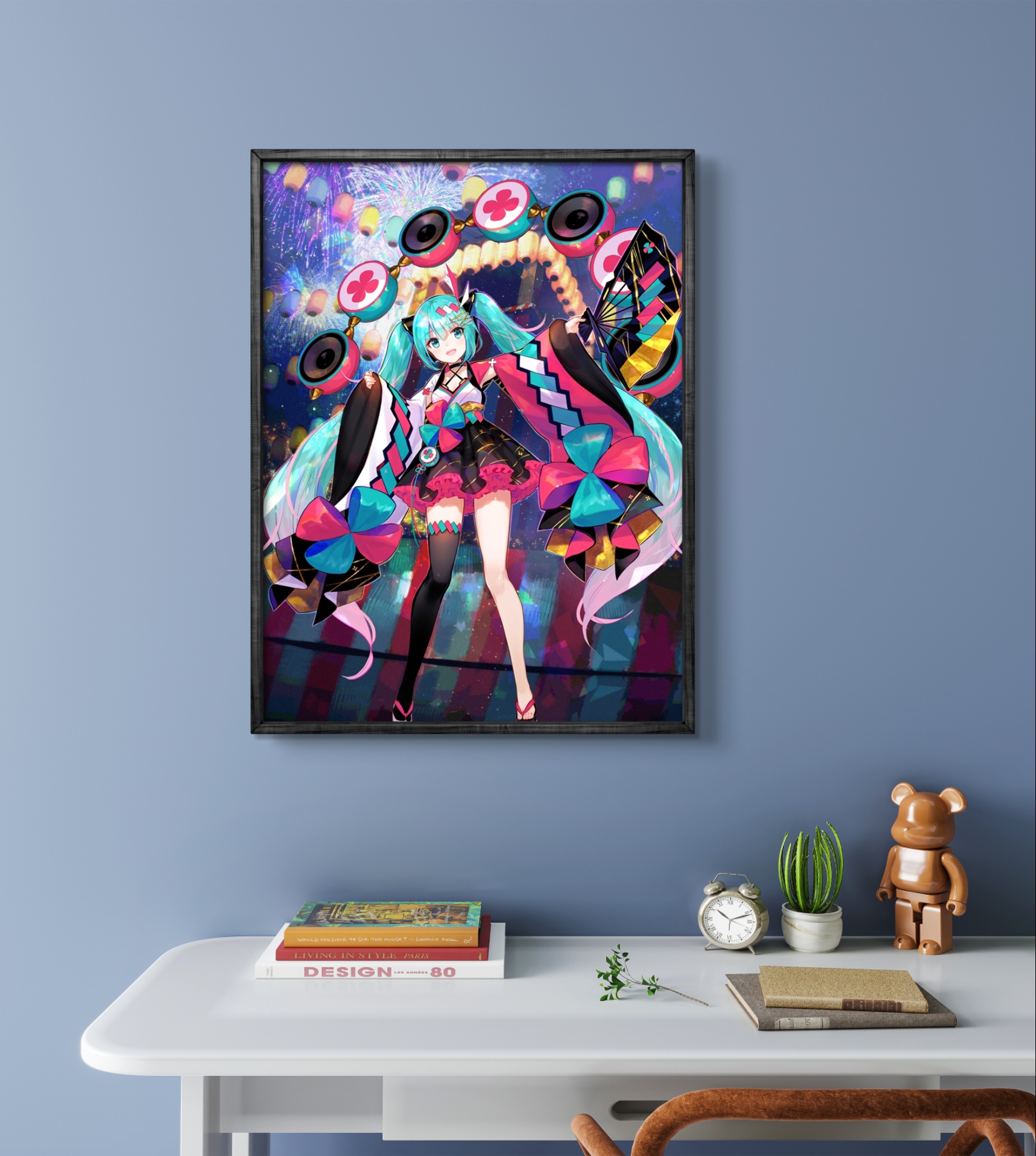 Frameless,Singer Miku DIY Diam – Resin Art Wall Bewertung und Preis