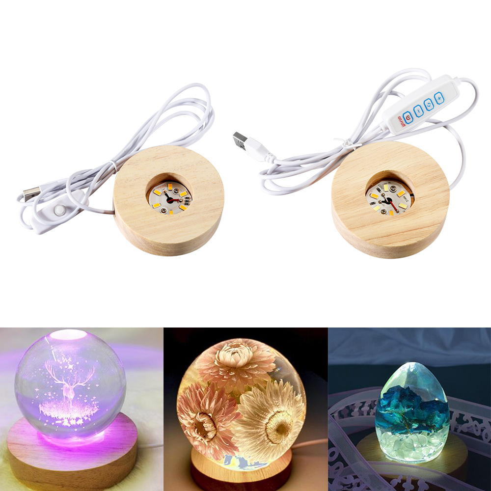 Resin Art Display Round Wood C – Resin Art Lamp Bewertung und Preis