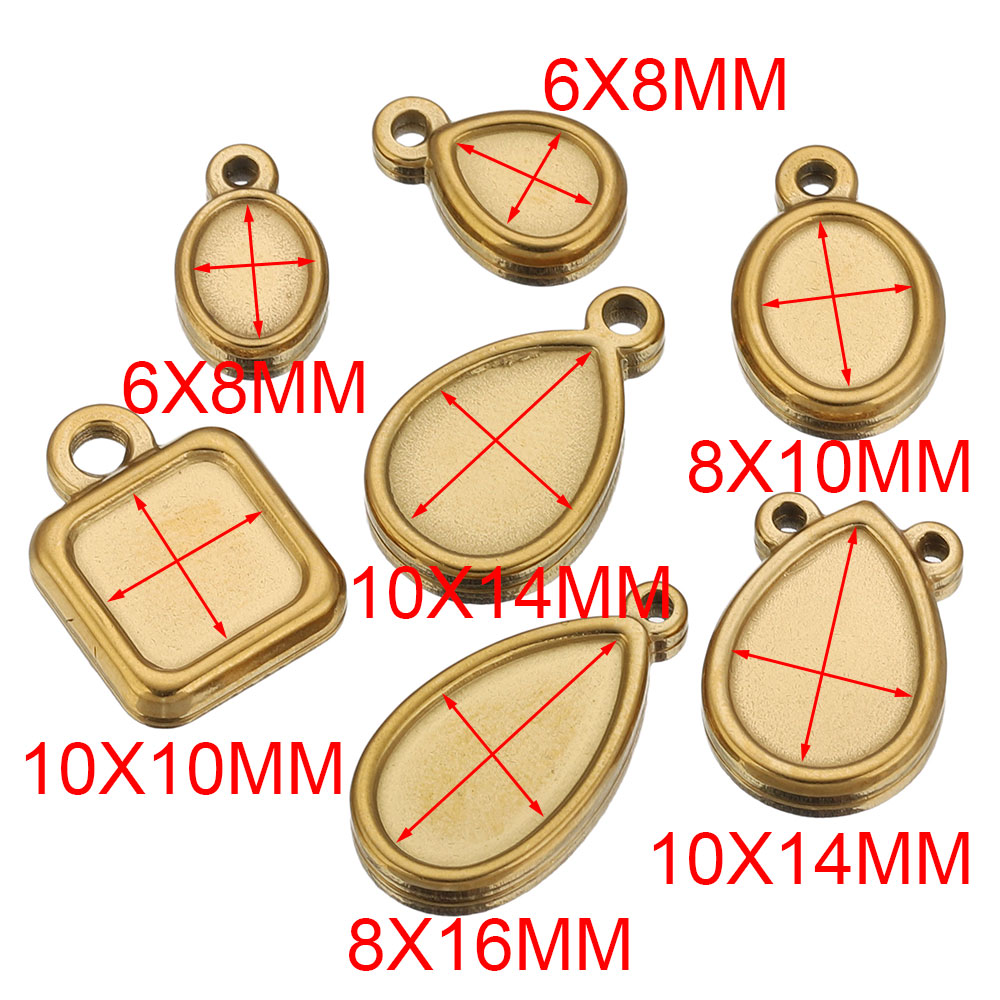 5pcs Stainless Steel Square Dr – Resin Art Handmade Bewertung und Preis
