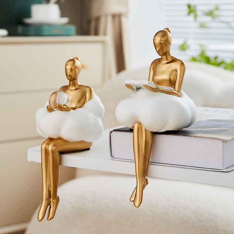 Ballet Girl Cloud Abstract Art – Resin Art Dining Table Bewertung und Preis