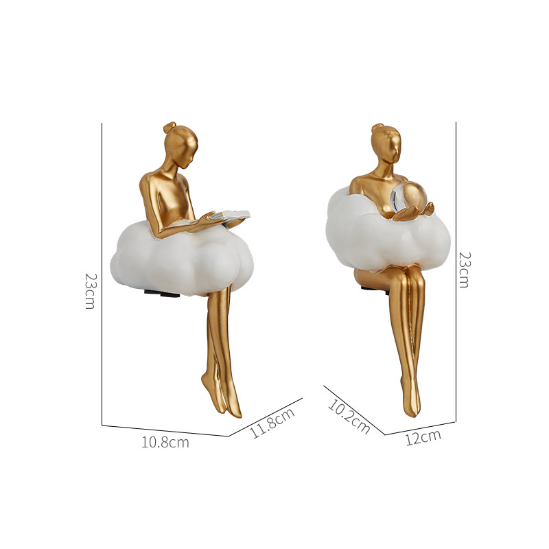 Ballet Girl Cloud Abstract Art – Resin Art Dining Table Bewertung und Preis