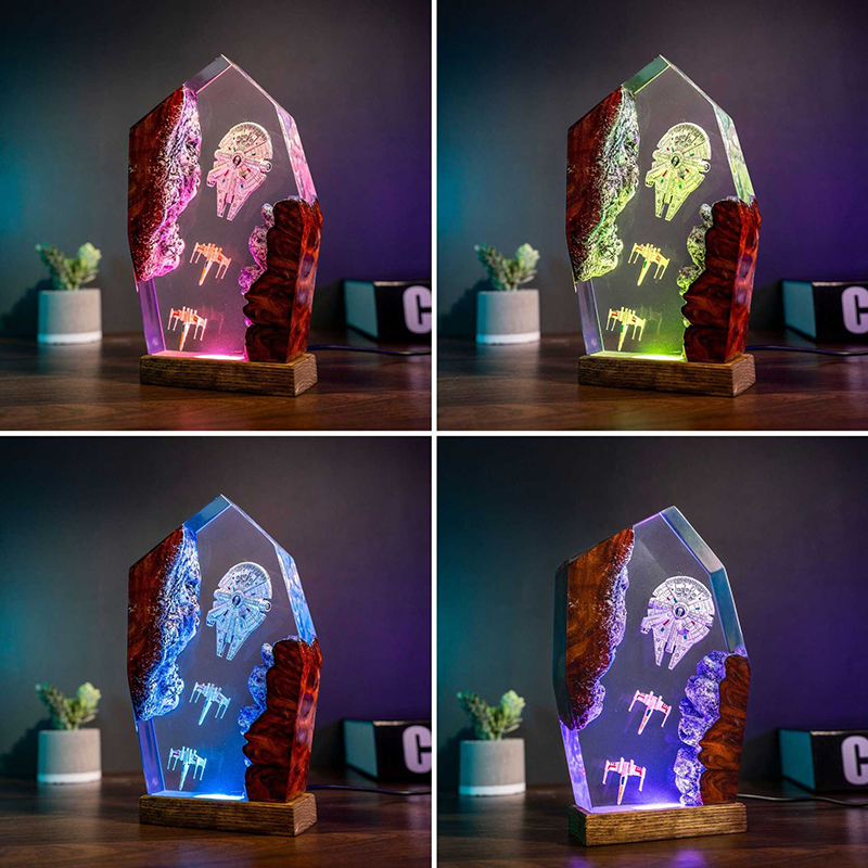 Table Resin Lamp Universe War  – Resin Art Lamp Bewertung und Preis