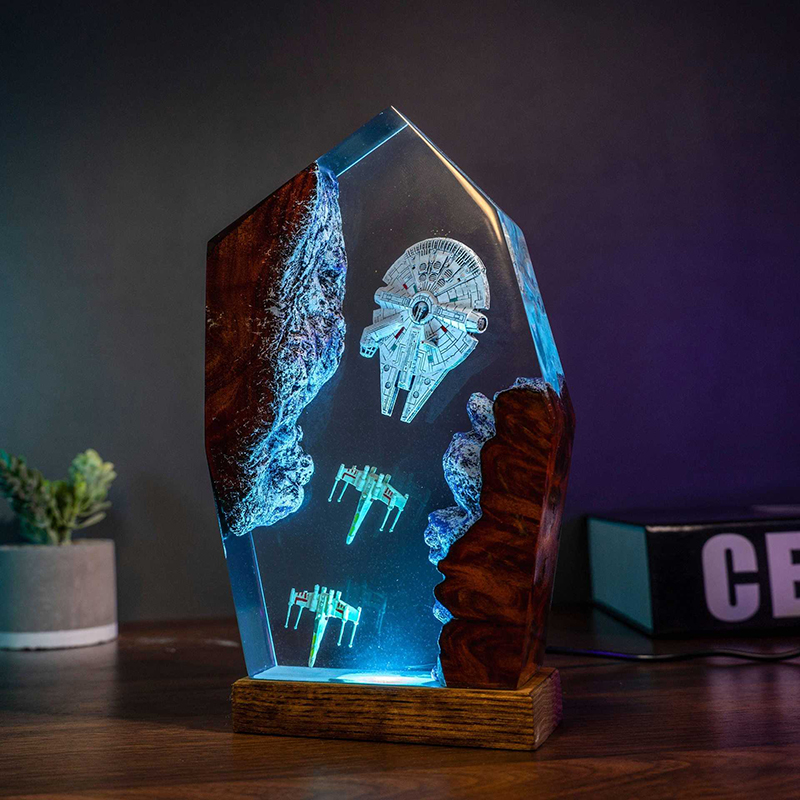 Table Resin Lamp Universe War  – Resin Art Lamp Bewertung und Preis