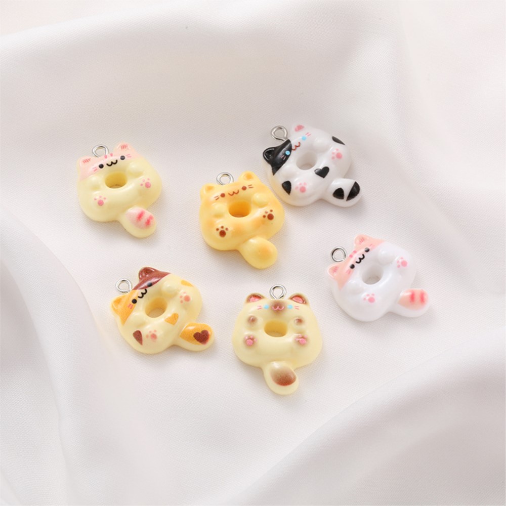 10Pcs Kawaii Cartoon Cat Resin – Resin Art Handmade Bewertung und Preis