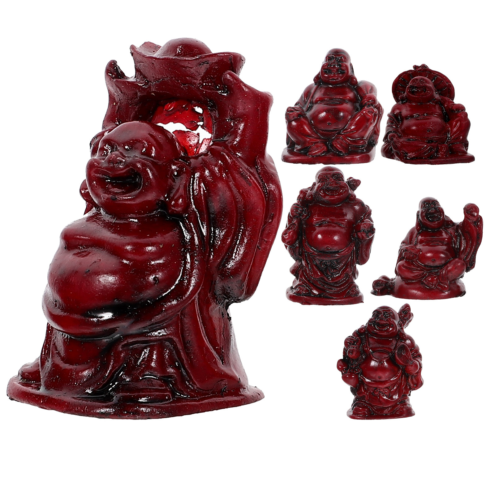 6Pcs Auspicious Buddha Handicr – Resin Artist Bewertung und Preis