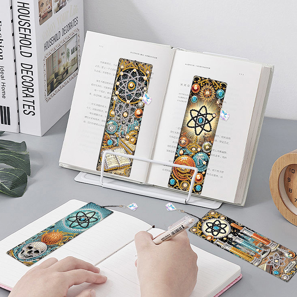 8Pcs DIY Skull Diamond Paintin – Resin Art Bookmark Bewertung und Preis